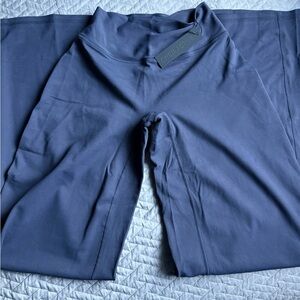 Oner Active SoftMotion Straight Leg Pants with Gray Logo in True Blue